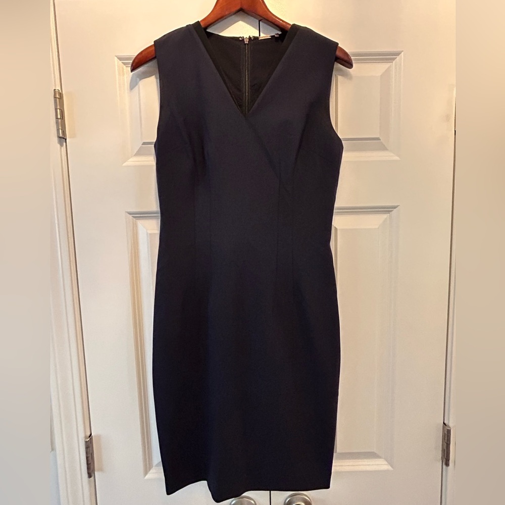 Elie Tahari navy blue dress.
